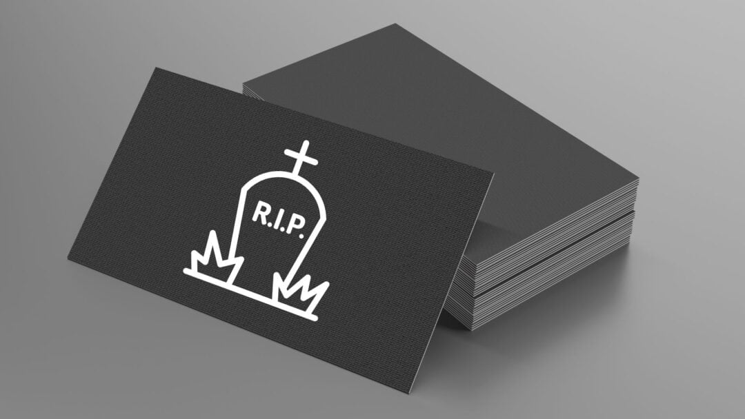 ¿Están muertas las tarjetas de presentación físicas?