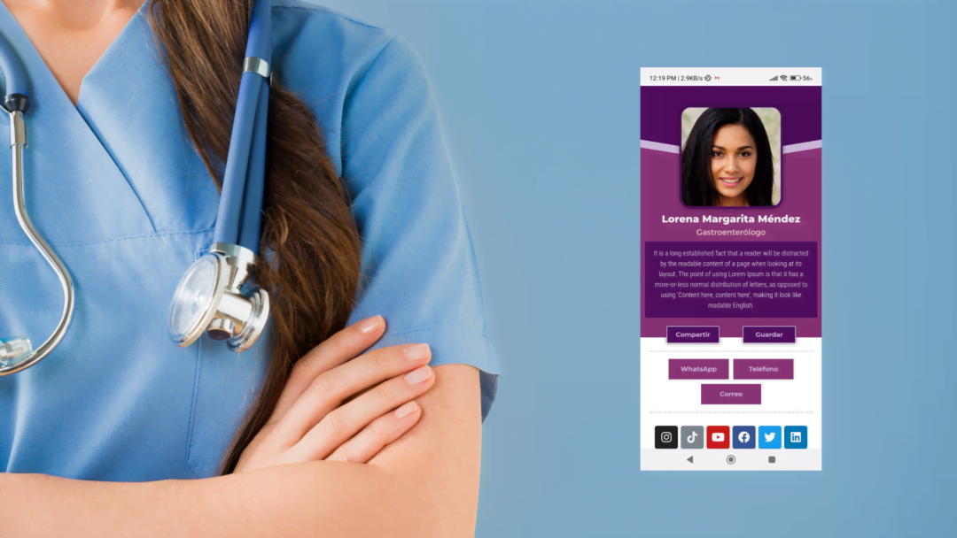 Tarjetas de presentación para profesionales médicos: ¿por qué los médicos se están volviendo digitales?