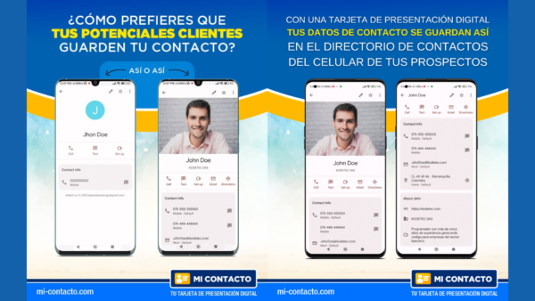 Tu lista de contactos del celular es tu red social más importante, nútrela con una tarjeta de presentación digital QR y NFC.