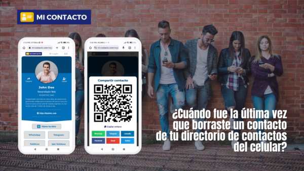 ¿Cuándo fue la última vez que borraste un contacto de tu directorio de contactos del celular?